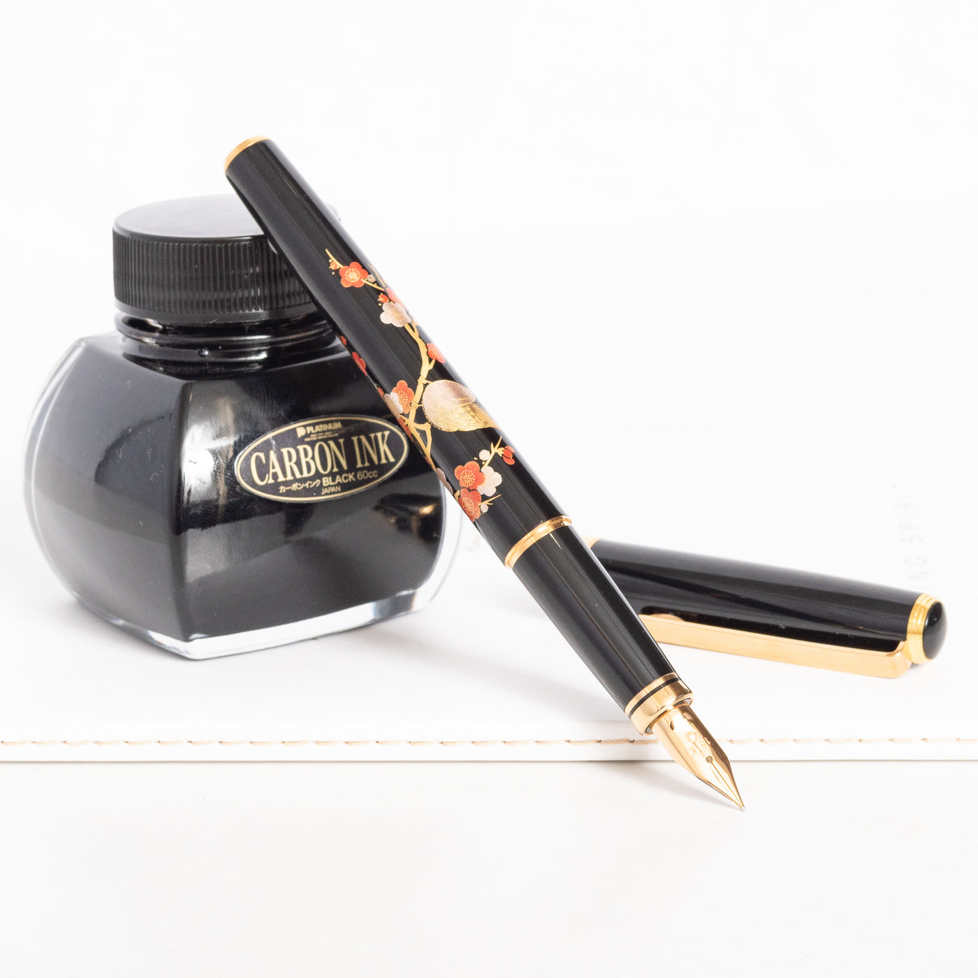 Platinum Classic Maki-e Warbler Design Fountain Pen