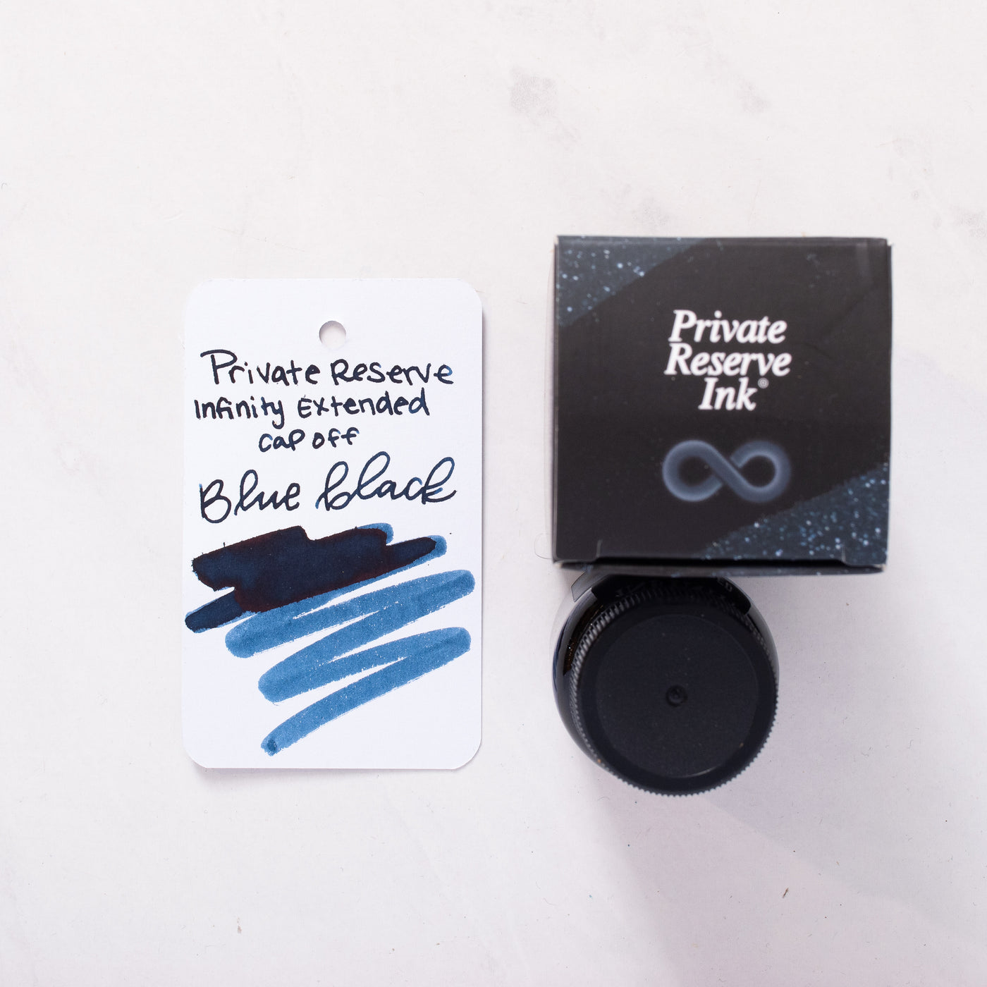 Private Reserve Infinity Extended Cap Off Blue-Black Ink Bottle  30ml