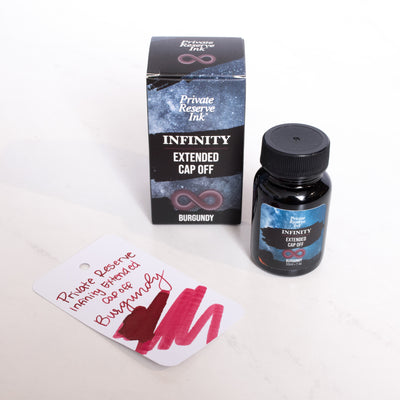 Private Reserve Infinity Extended Cap Off Burgundy Ink Bottle