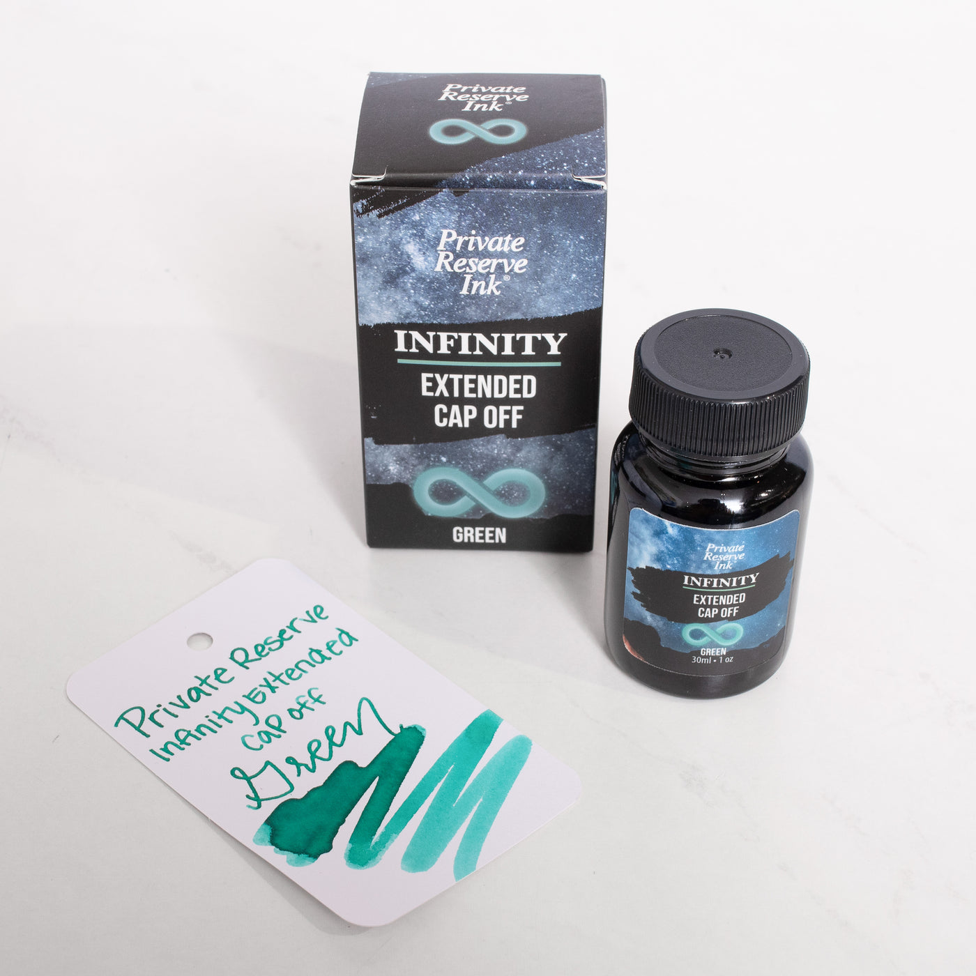 Private Reserve Infinity Extended Cap Off Green Ink Bottle