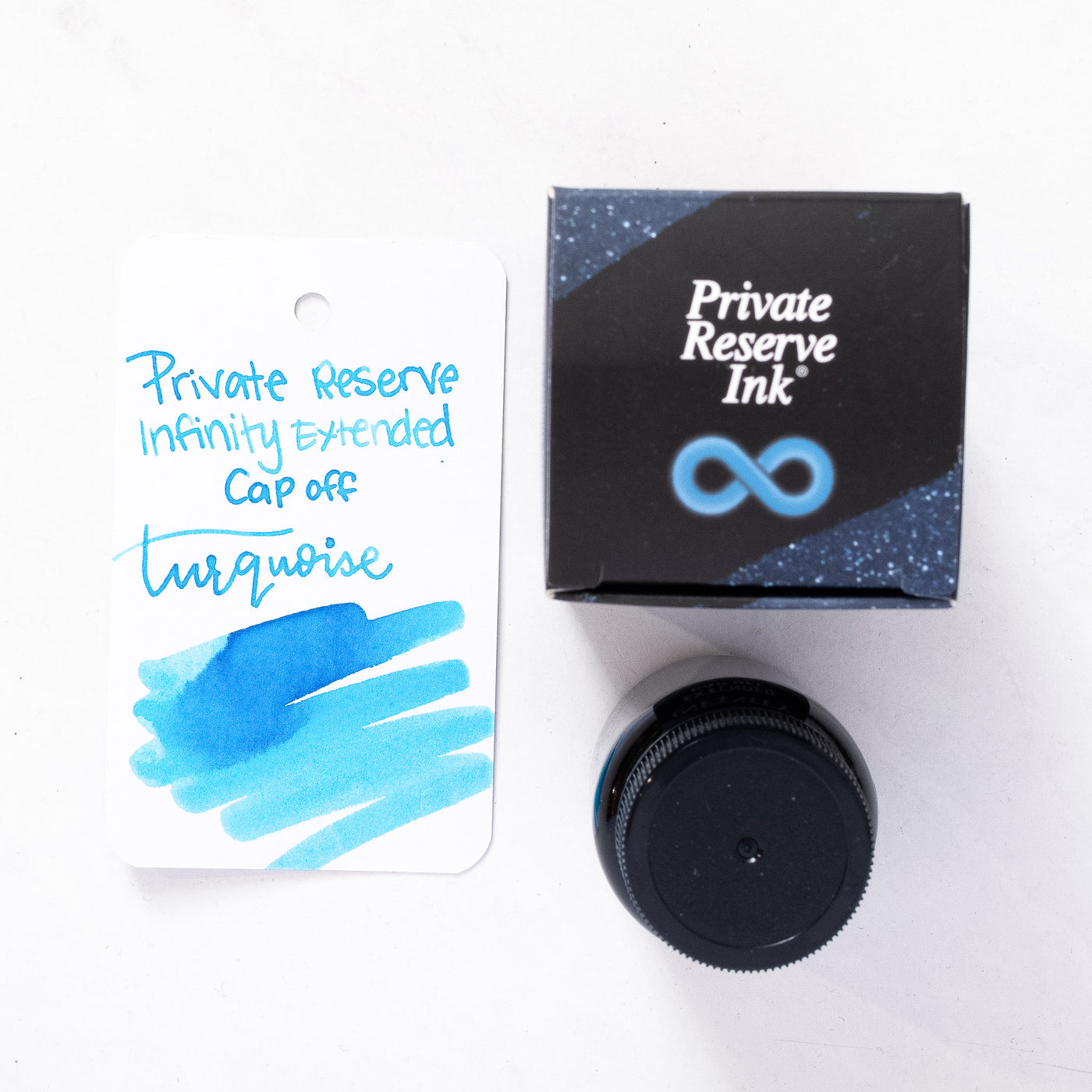 Private Reserve Infinity Extended Cap Off Turquoise Ink Bottle 30ml