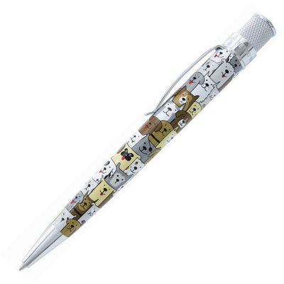 Retro 51 Dog Rescue Special Edition Pen - Supports Operation Kindness. Silkscreen graphics, chrome fittings. Custom tube packaging.
