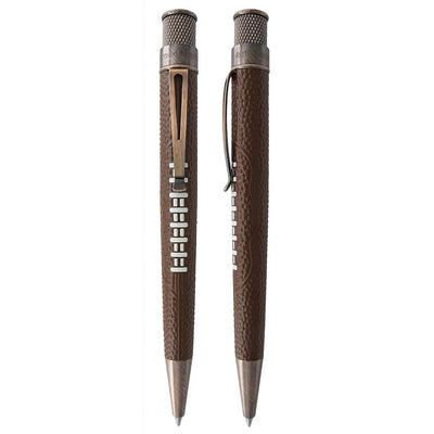 Sports Edition Tornado Pens - Acid-etched textures, Hail Mary football design. Rollerball, matching tube packaging. Elevate your writing with sporty styles.