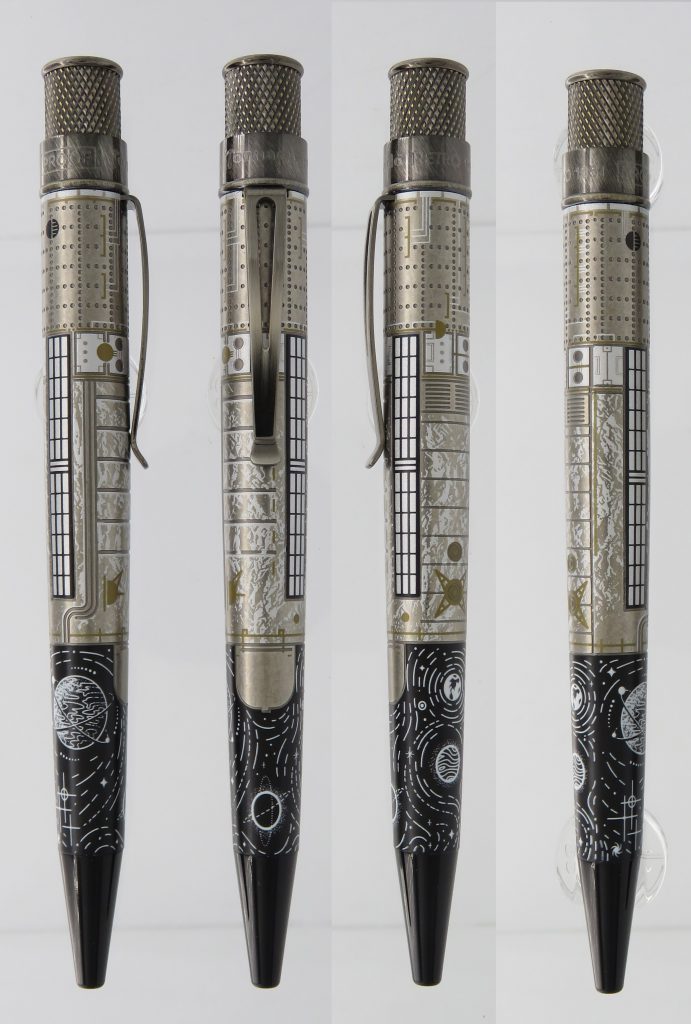 Retro 51 Hubble Telescope Exclusive Rollerball Pen - Sold out limited edition with etched design and glow-in-the-dark elements. Cosmic flair for your collection.