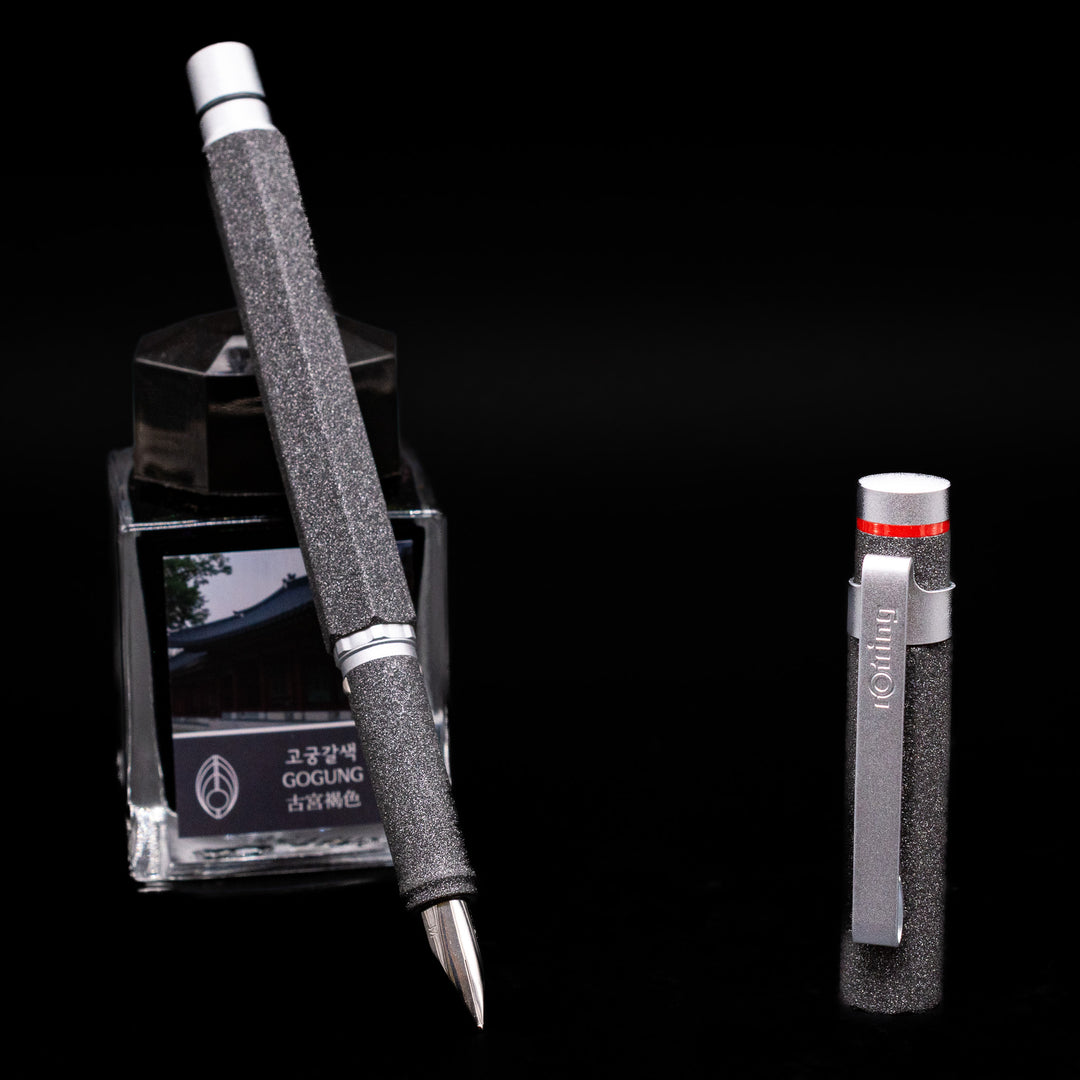 筆記具 rotring newton Rotring Newton 600 Fountain Pen - Lava Metal – Truphae