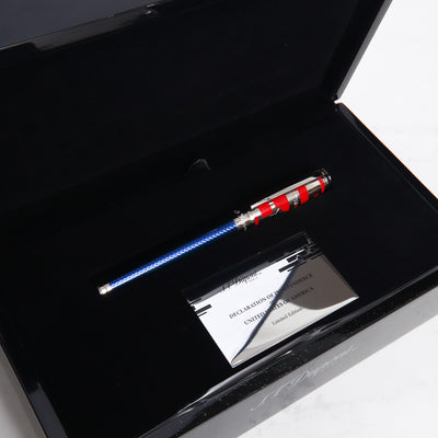 S.T. Dupont Line D Large Declaration of Independence Limited Edition Fountain Pen Inside Packaging