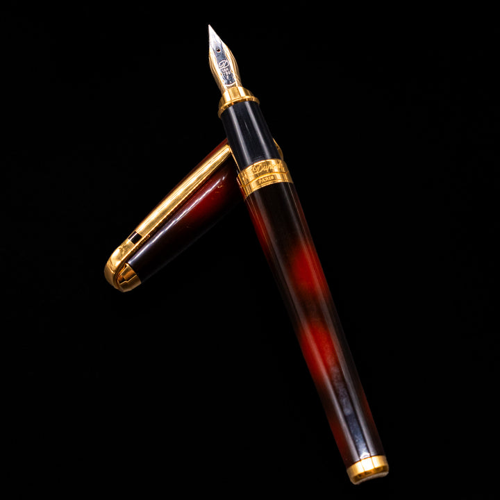 S.T. Dupont Olympio Atelier Brown Lacquer Fountain Pen – Truphae