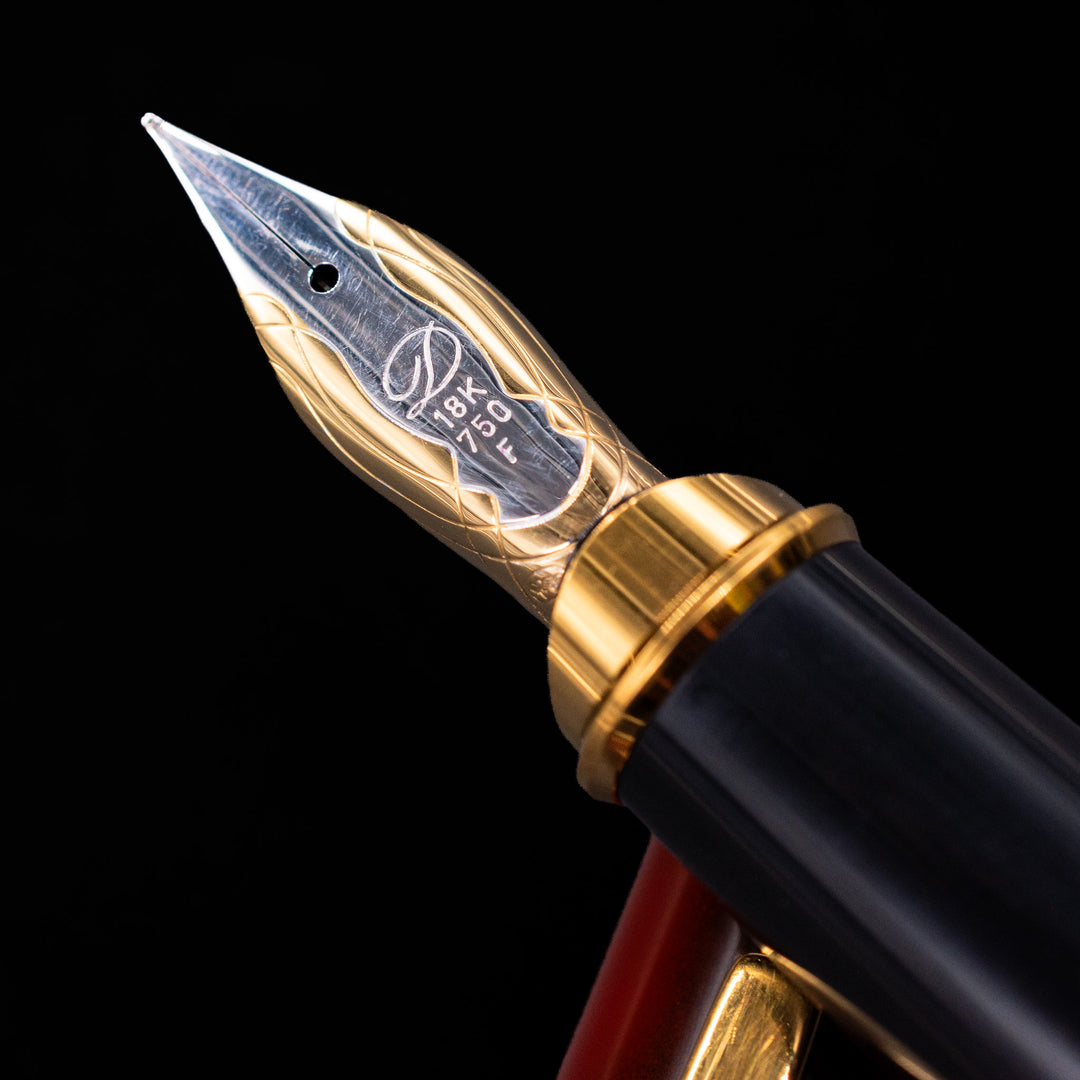 S.T. Dupont Olympio Atelier Brown Lacquer Fountain Pen – Truphae