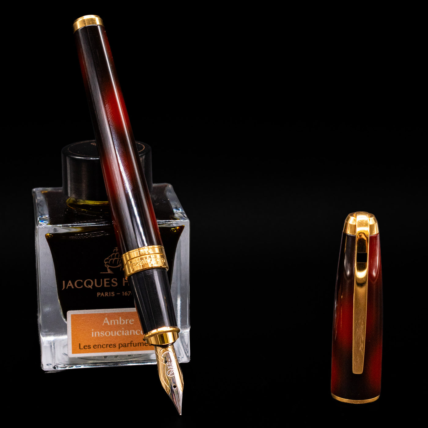 S.T. Dupont Olympio Atelier Brown Lacquer Fountain Pen – Truphae