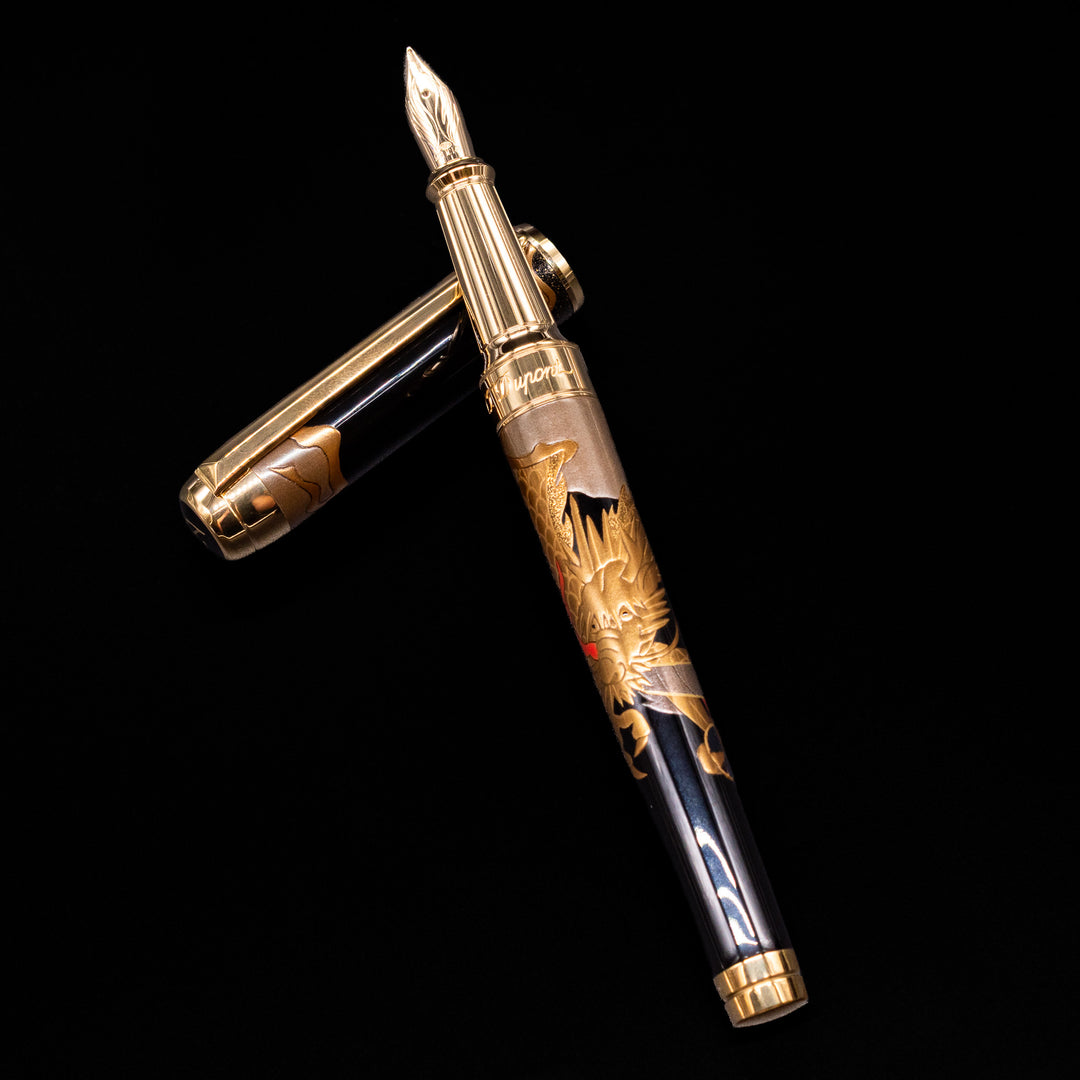 S.T. Dupont Line D Eternity XL Maki-e Dragon Fountain Pen – Truphae