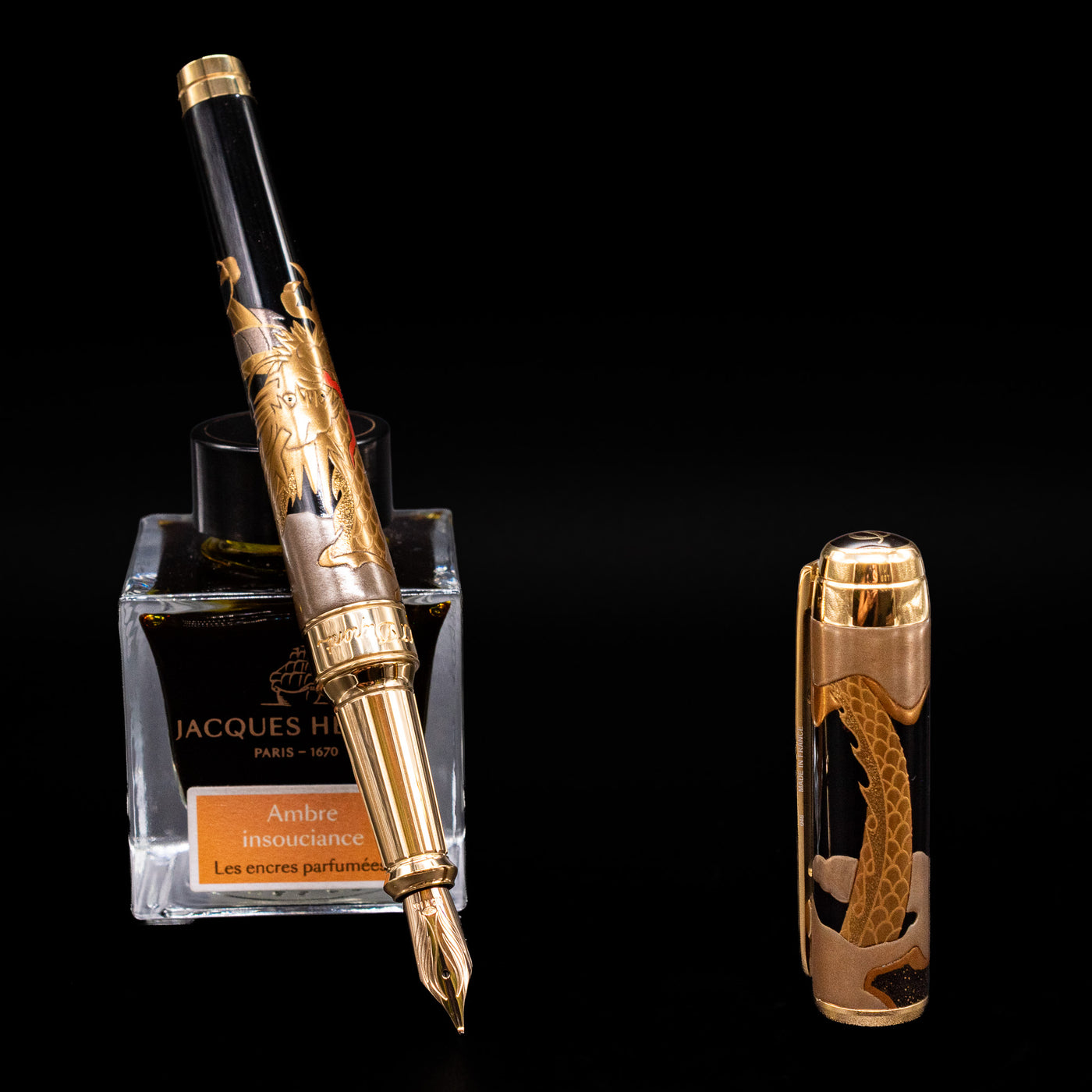 S.T. Dupont Line D Eternity XL Maki-e Dragon Fountain Pen – Truphae