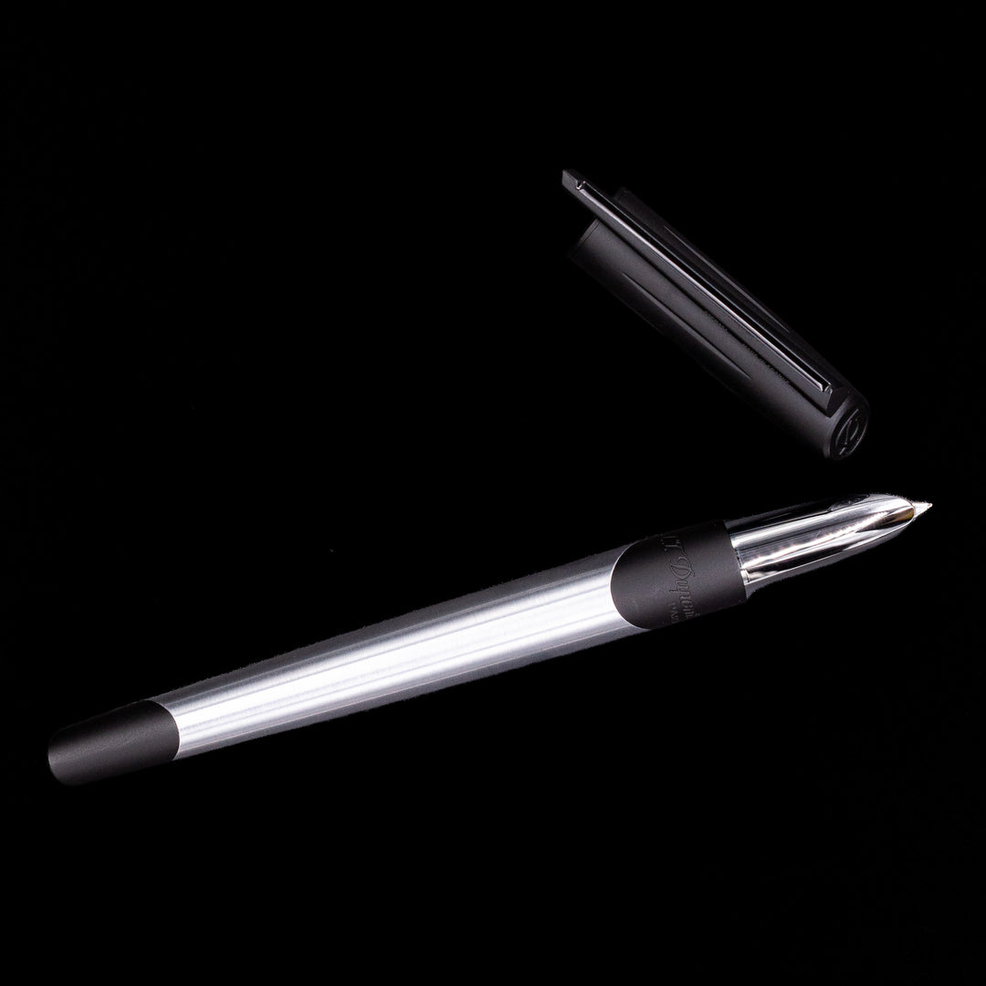 S.T. Dupont Défi Millennium Chrome Black Fountain Pen – Truphae
