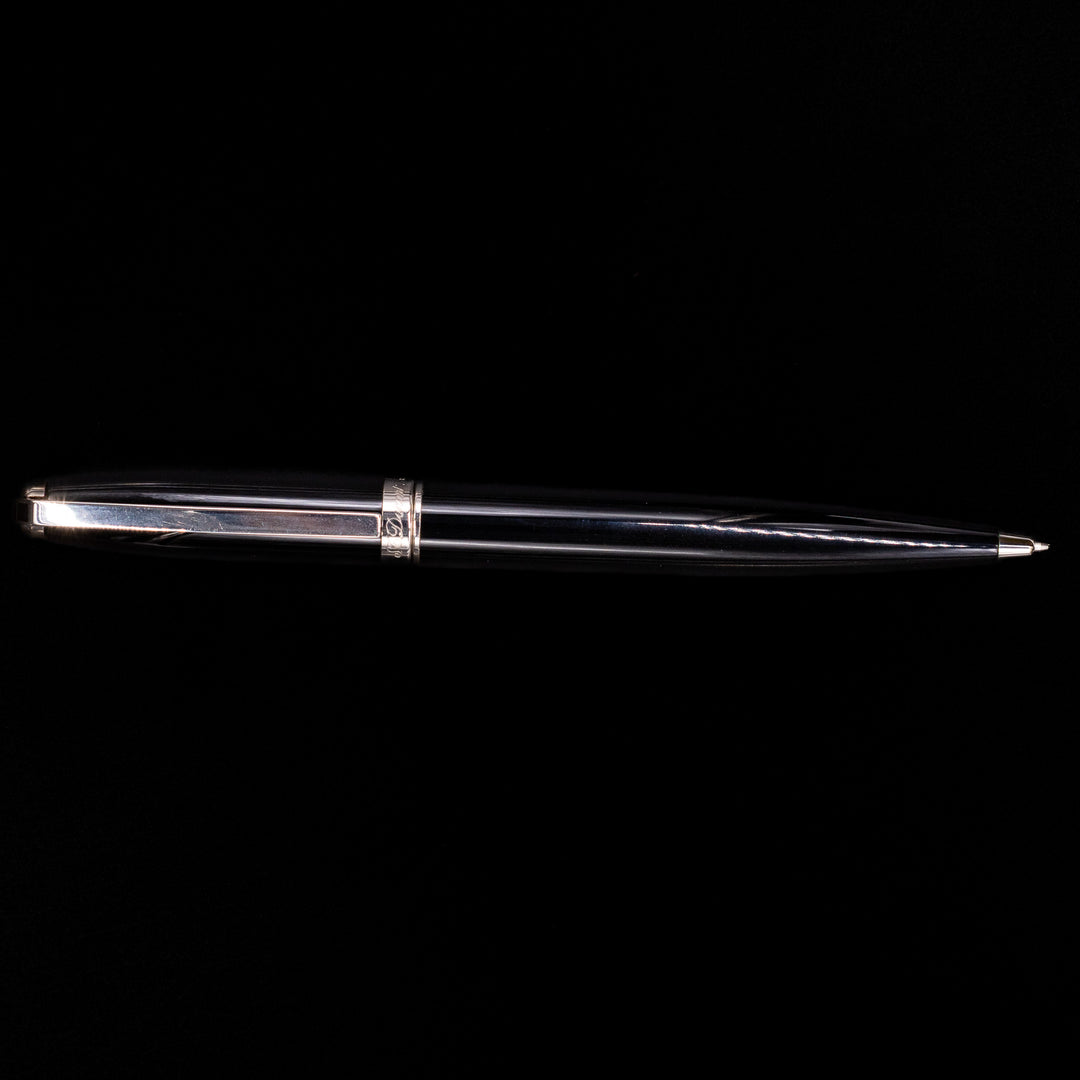 S.T. Dupont Fidélio ボールペン ST Dupont Fidelio Ballpoint Pen - Black & Palladium – Truphae