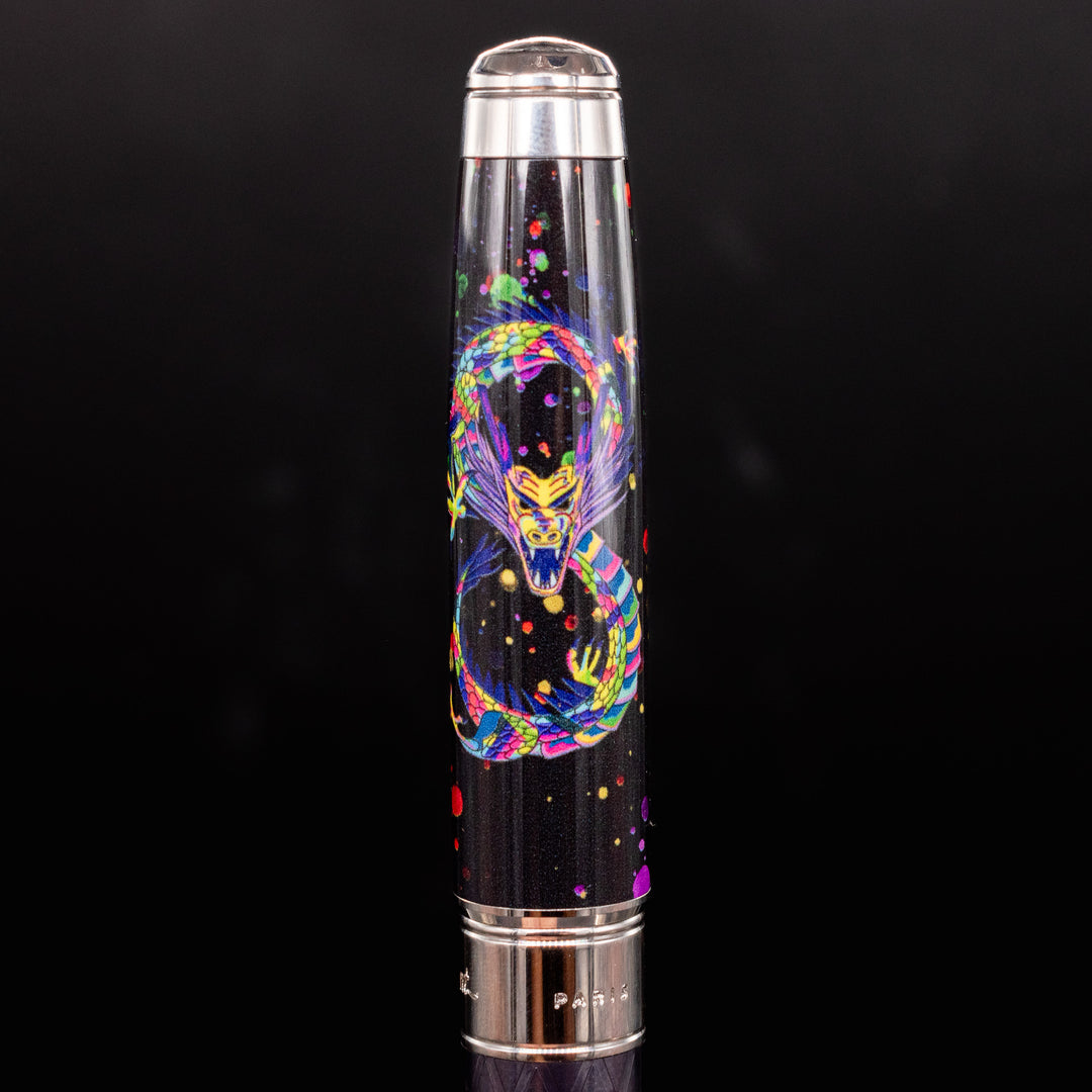 ST Dupont Line D Eternity Dragon Fountain Pen - Black – Truphae