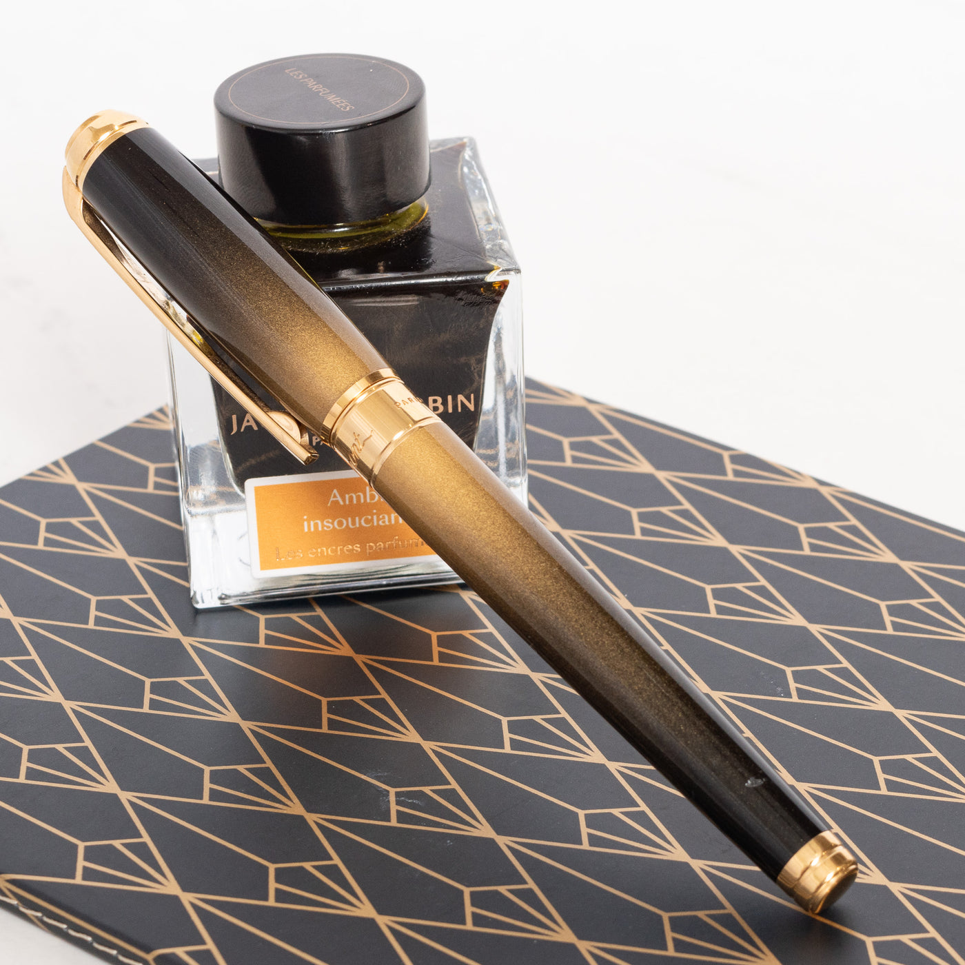 ST Dupont Line D Large Sunburst Fountain Pen used