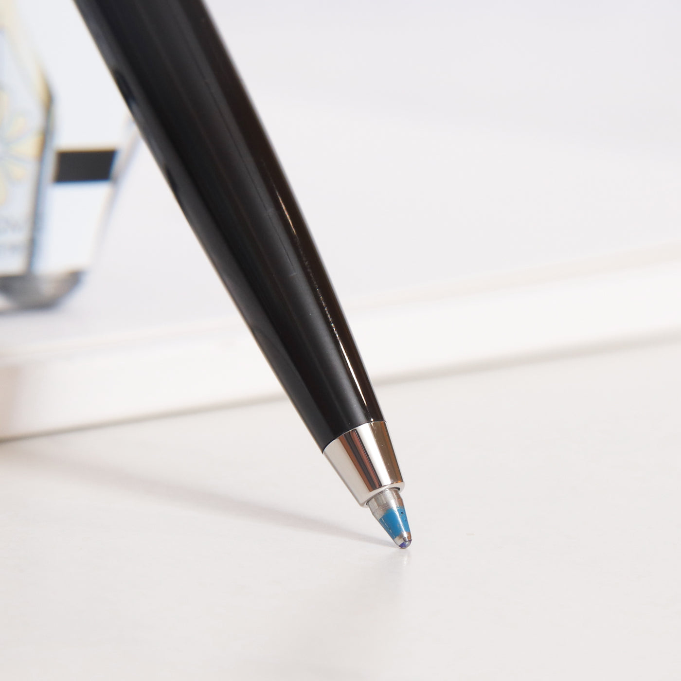ST Dupont Mini Olympio Black Ballpoint Pen - Preowned Tip