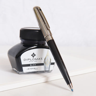 ST Dupont Mini Olympio Black Ballpoint Pen - Preowned