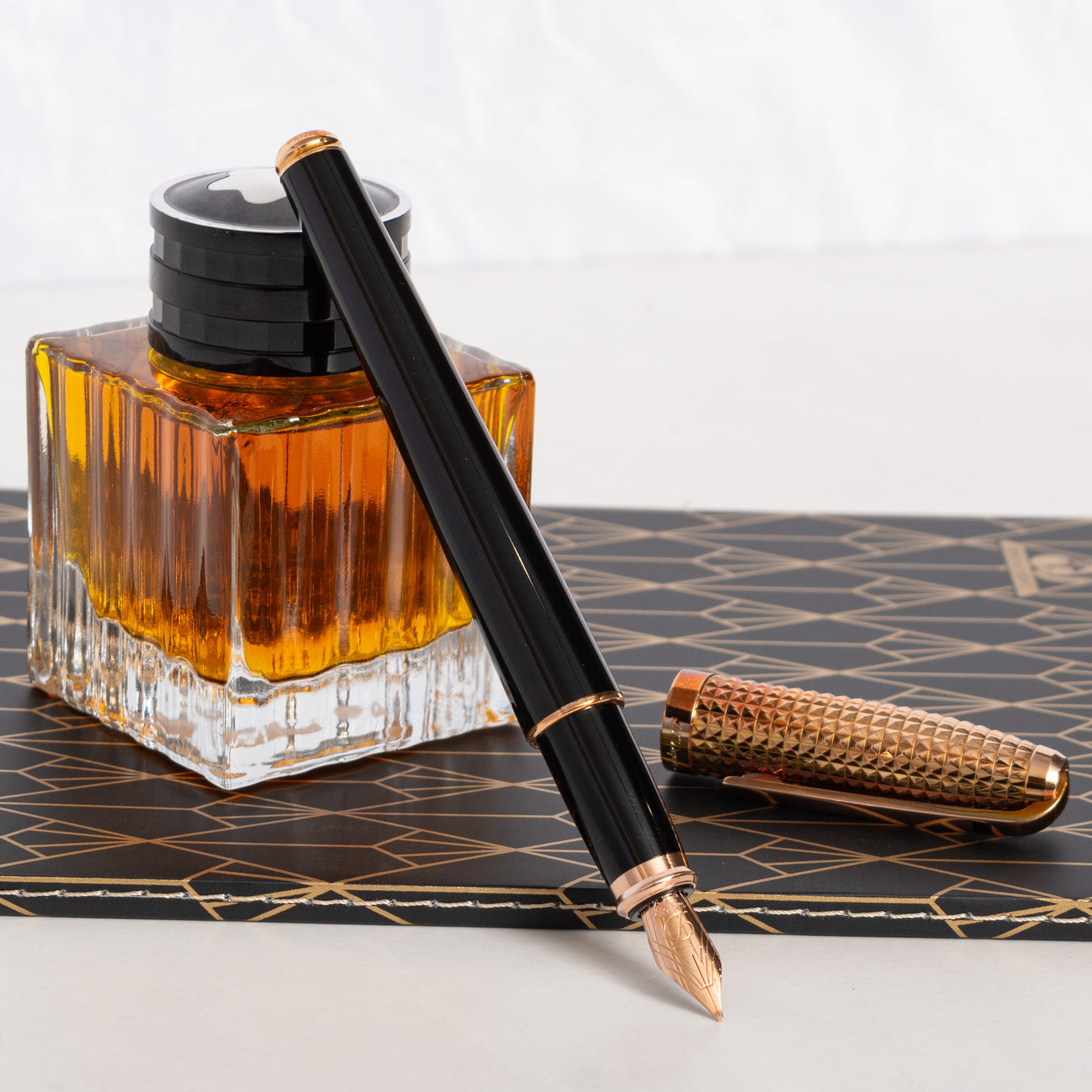 ST Dupont Olympio Cote d'Azur Fountain Pen uncapped