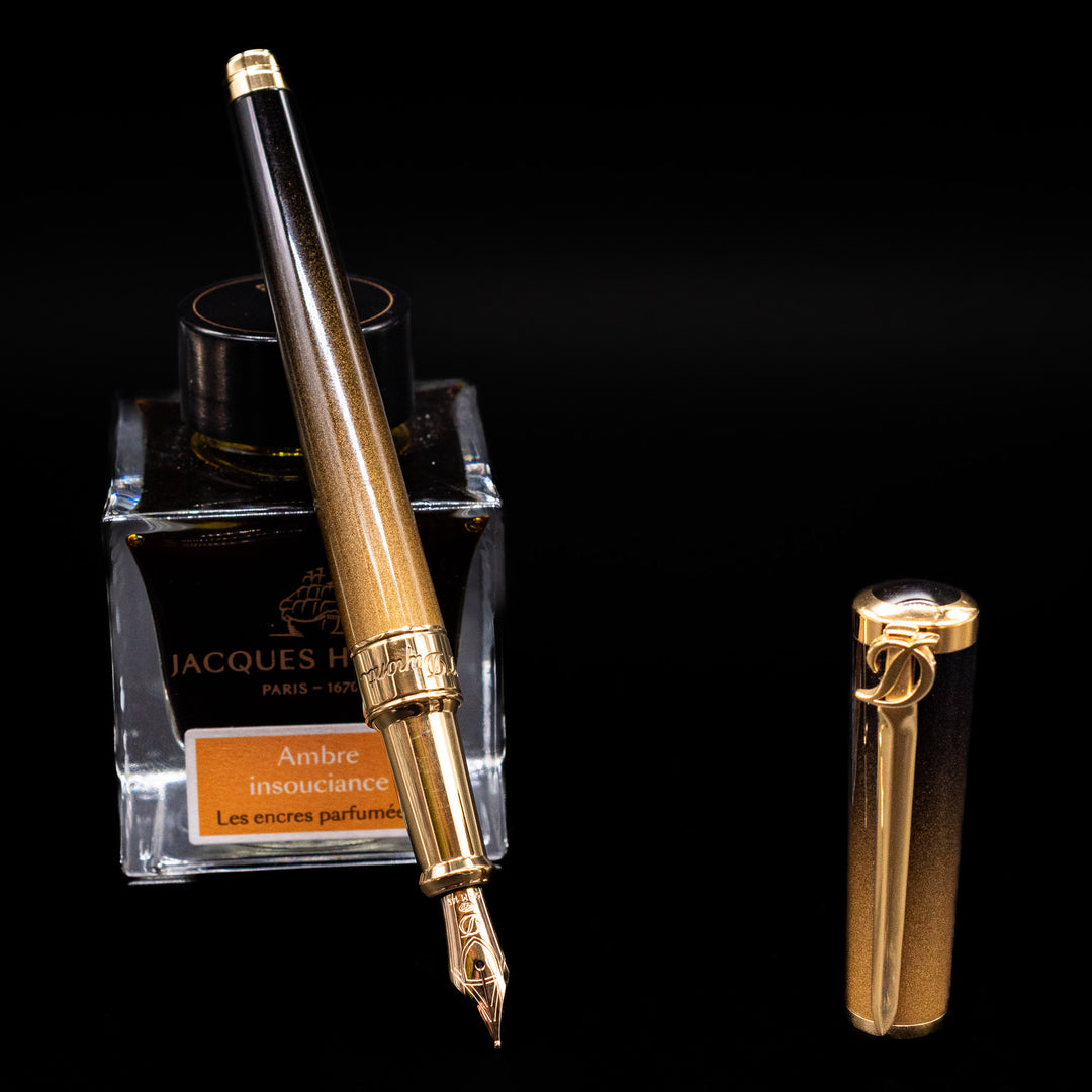 S.T. Dupont Sword Bronze Lacquer Fountain Pen – Truphae