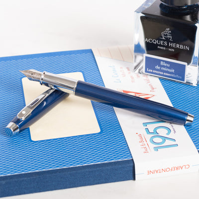 Sheaffer 100 Fountain Pen - Glossy Blue new