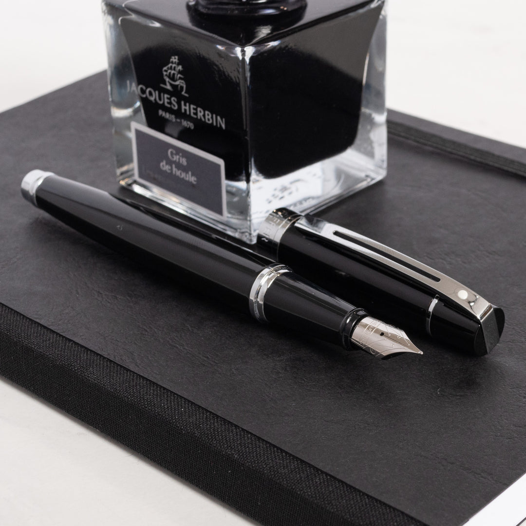 V30 12kR.G.PCASING SHEAFFER U.S.Aシャーペン Sheaffer-300-Black-Fountain-