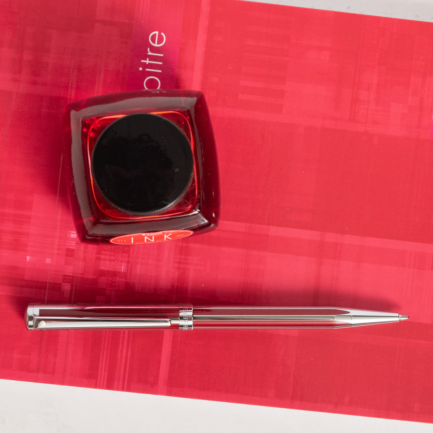 Sheaffer Intensity Red Stripes Ballpoint Pen - Preowned