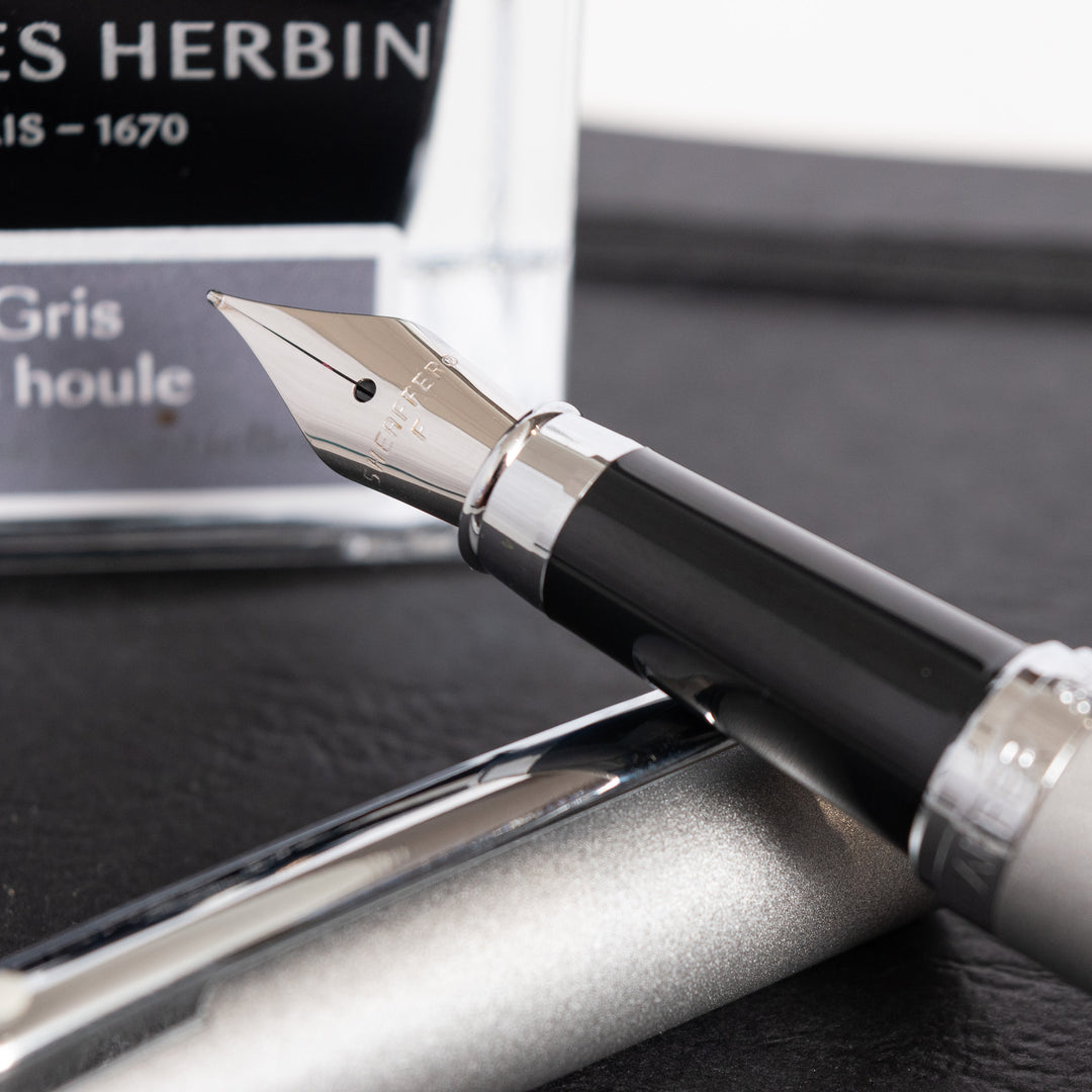 Sheaffer VFM Fountain Pen - Strobe Silver – Truphae