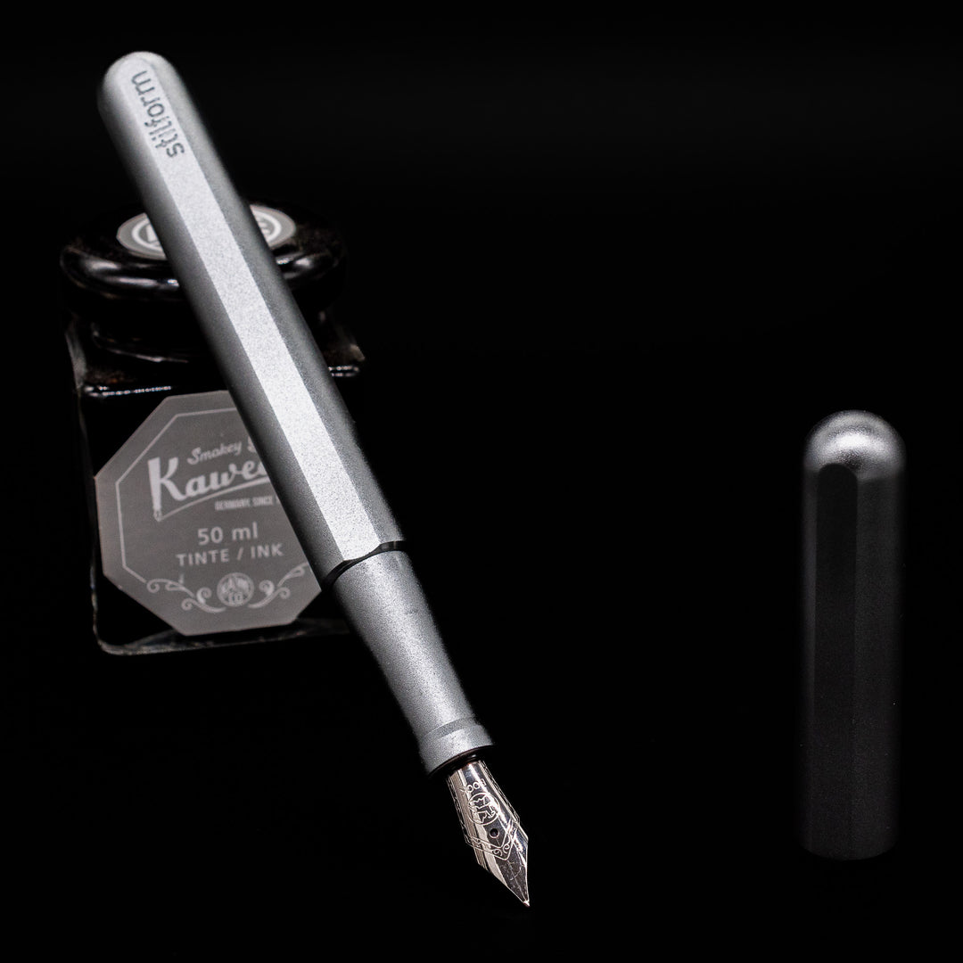 Stilform INK Fountain Pen – Comet Grey Aluminum – Truphae