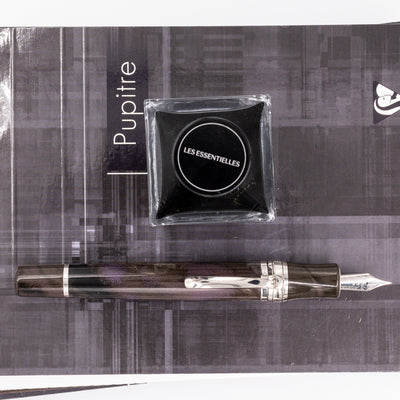 Stipula Leonardo da Vinci Capless Fountain Pen - Purple Heights Ebonite