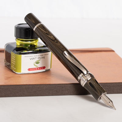 Stipula Leonardo da Vinci Tobacco Burst Ebonite Limited Edition Fountain Pen