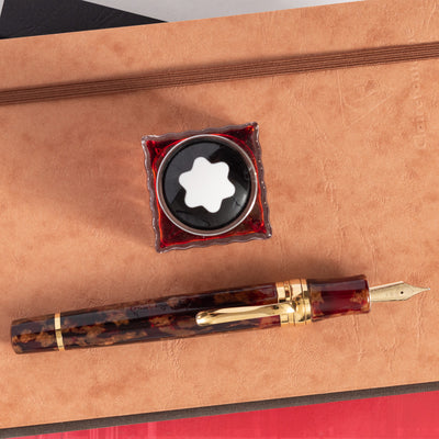 Stipula Leonardo da Vinci Amber Limited Edition Fountain Pen brown