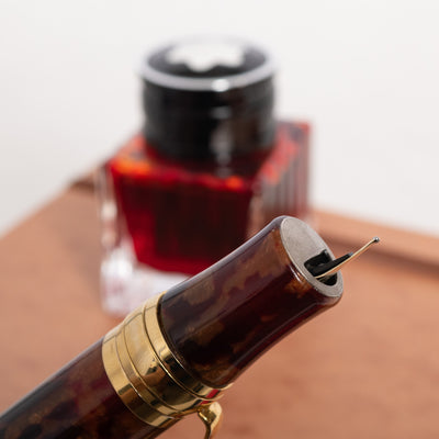 Stipula Leonardo da Vinci Amber Limited Edition Fountain Pen retractable