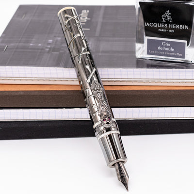 Stipula Leonardo da Vinci Capless Fountain Pen - Caribbean Ivory gunmetal