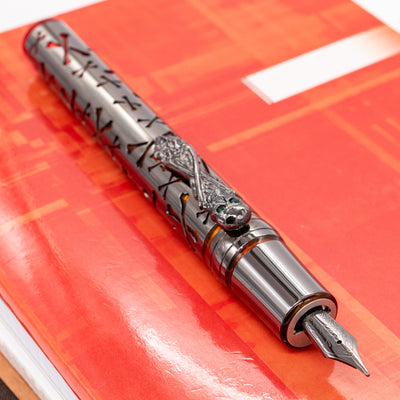 Stipula Leonardo da Vinci Capless Fountain Pen - Caribbean Orange new