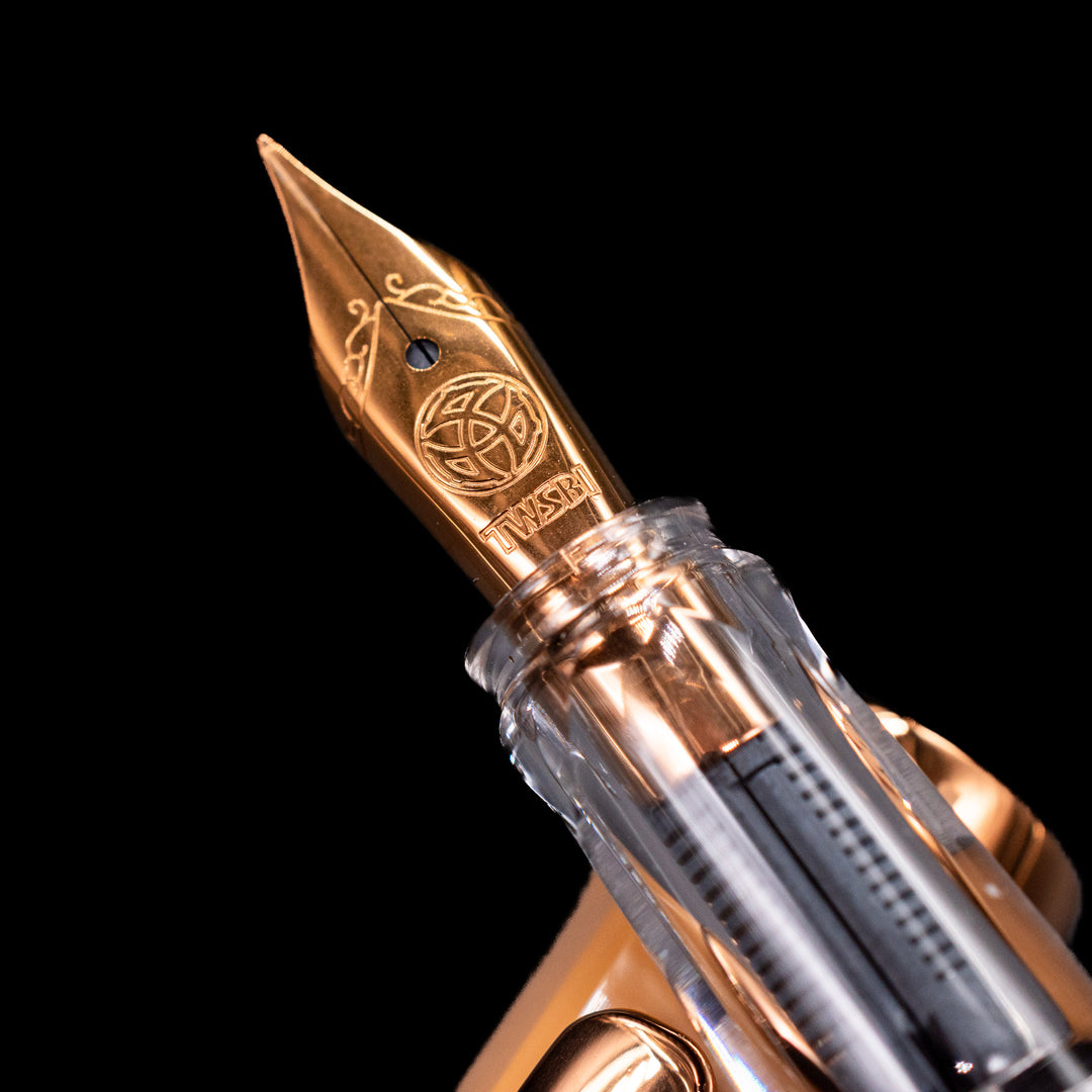 ツイスビー 蒔絵万年筆 カルチェラタンラテ　字幅M TWSBI Eco Quartier Latin Latte Wajima Maki-e Fountain Pen – Truphae