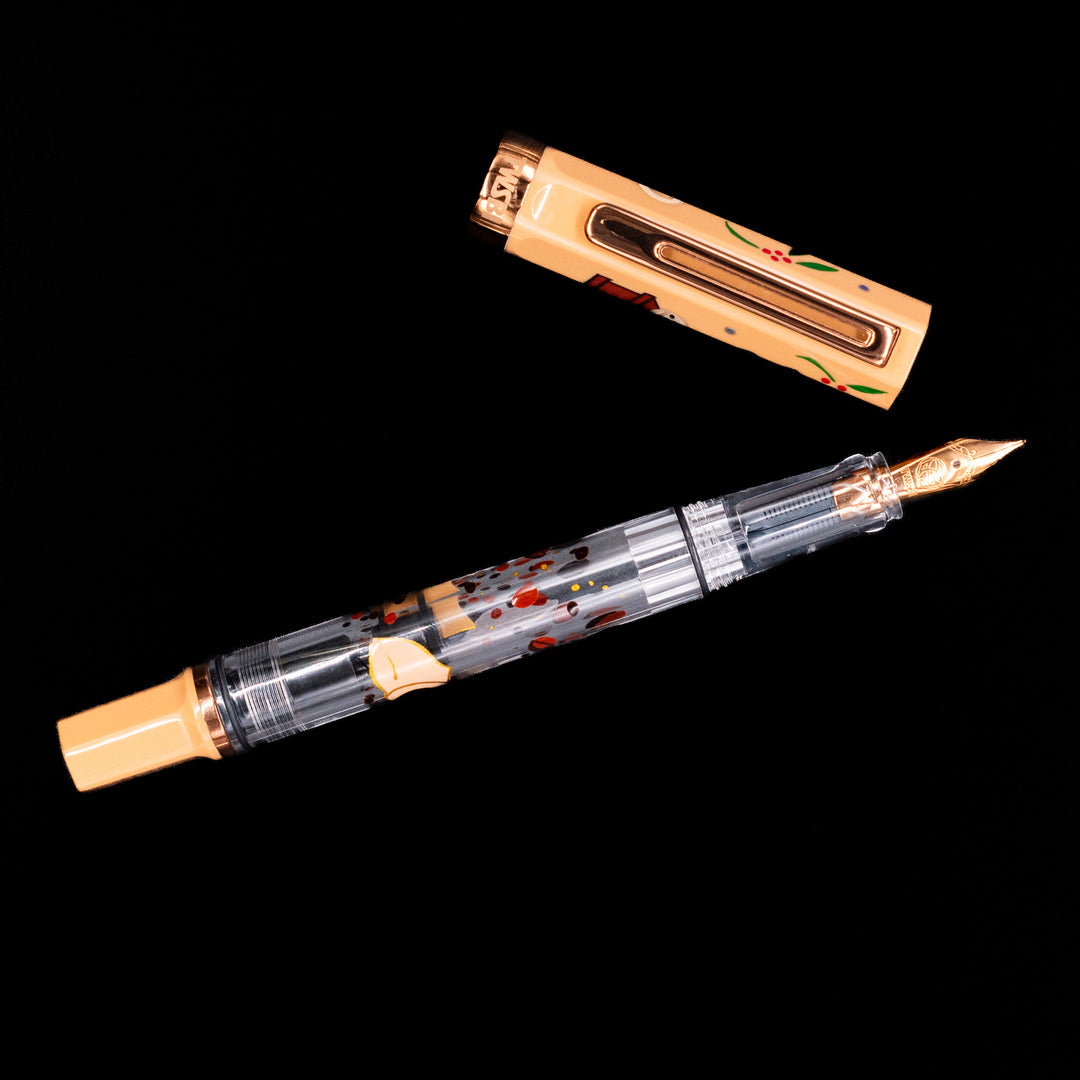 ツイスビー 蒔絵万年筆 カルチェラタンラテ　字幅M TWSBI Eco Quartier Latin Latte Wajima Maki-e Fountain Pen – Truphae