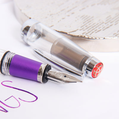 TWSBI Mini AL Grape Fountain Pen Nib Details