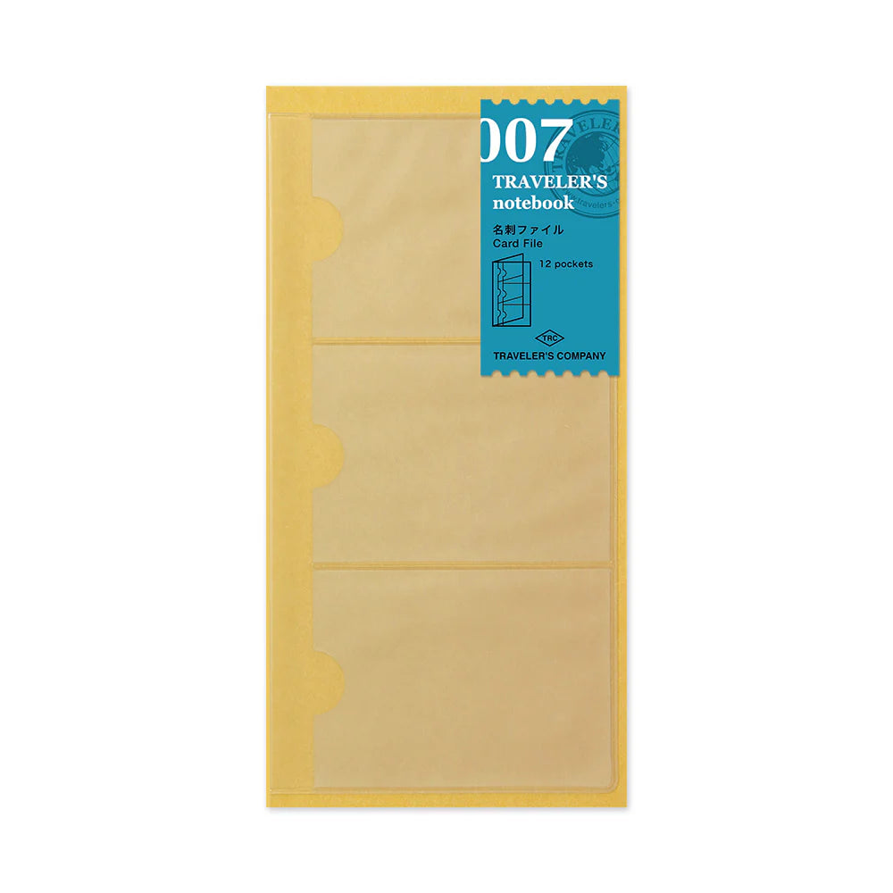 Traveler's Company Notebook Refill 007 Card File Regular Size