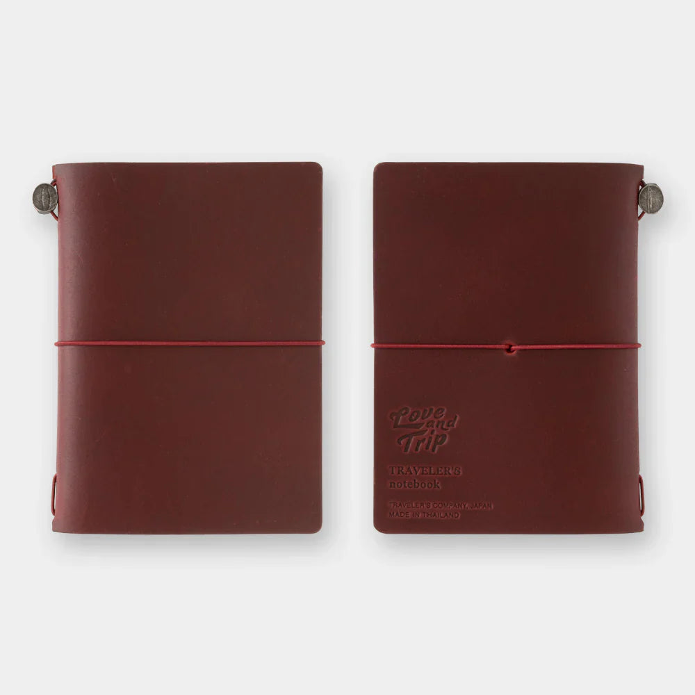 Traveler's Company Notebook Love and Trip Red - Passport