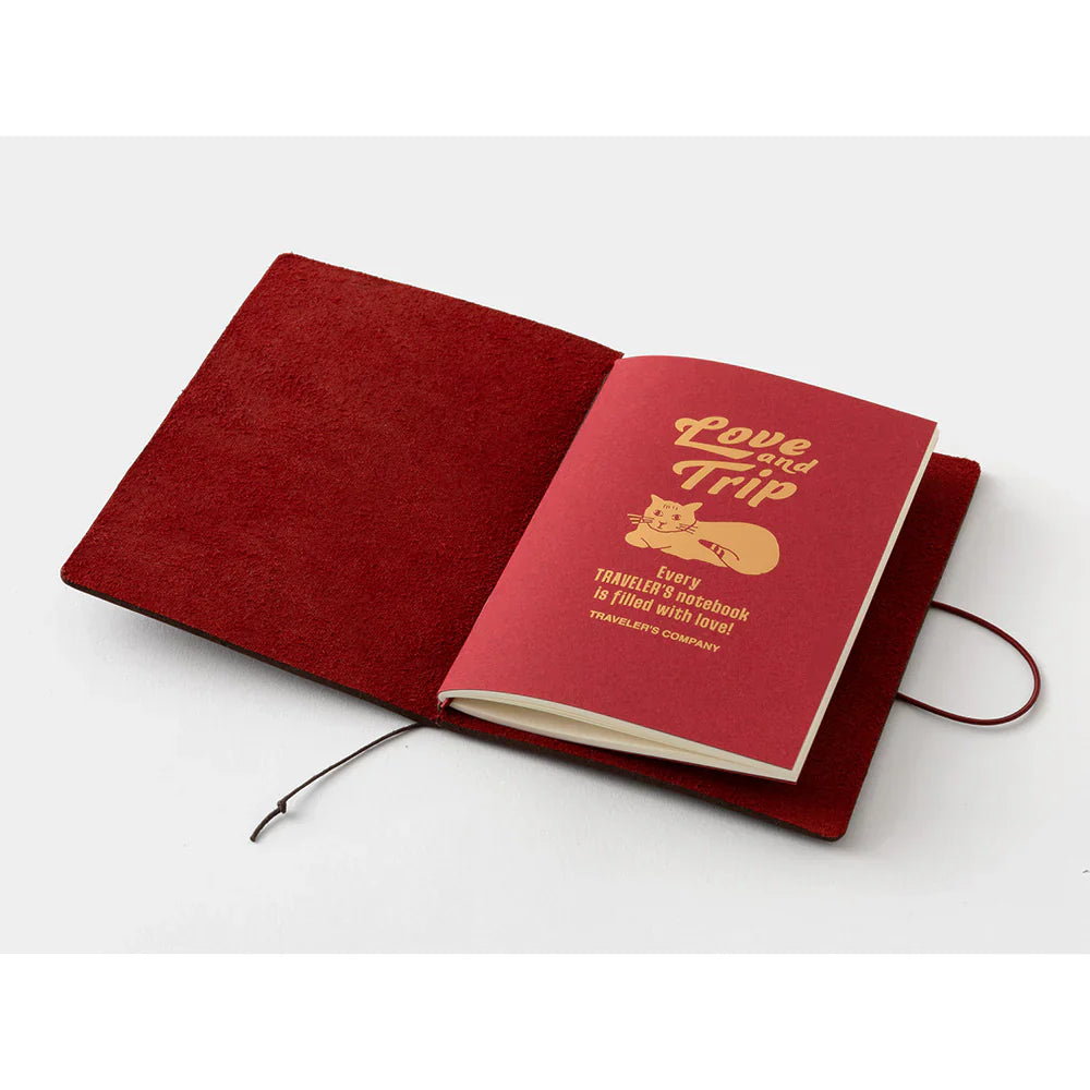 TRAVELER'S notebook LOVE AND TRIP レッド Traveler's Notebook Love and Trip Red Edition - Tokyo Pen Shop