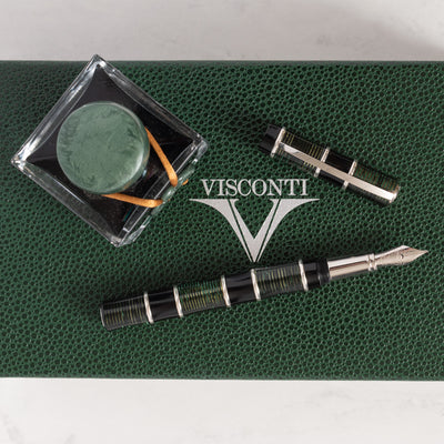 Visconti Asia Bamboo Green Celluloid Fountain Pen Limited Edition
