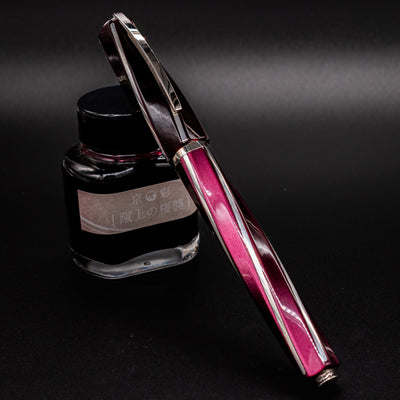 Visconti Divina Elegance Bordeaux Fountain Pen capped