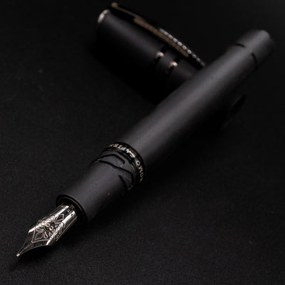 Visconti Homo Sapiens Dark Age Fountain Pen uncapped