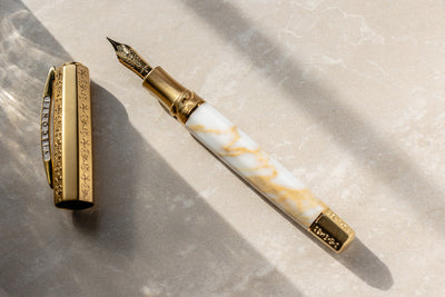 Visconti Il Magnifico Calacatta Gold Fountain Pen