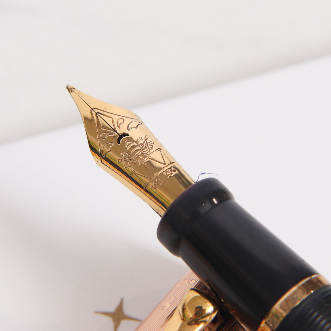 Visconti Le Grottesche Vatican Museum Rose Gold Fountain Pen - Preowned Nib