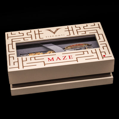 The outer box of the Visconti Limited Edition Fountain Pen - Maze.
