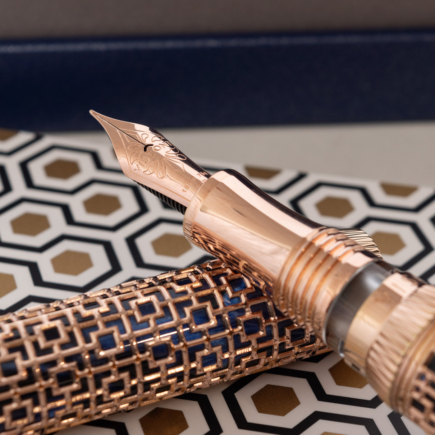 Visconti Looking East 18k Rose Gold Nib