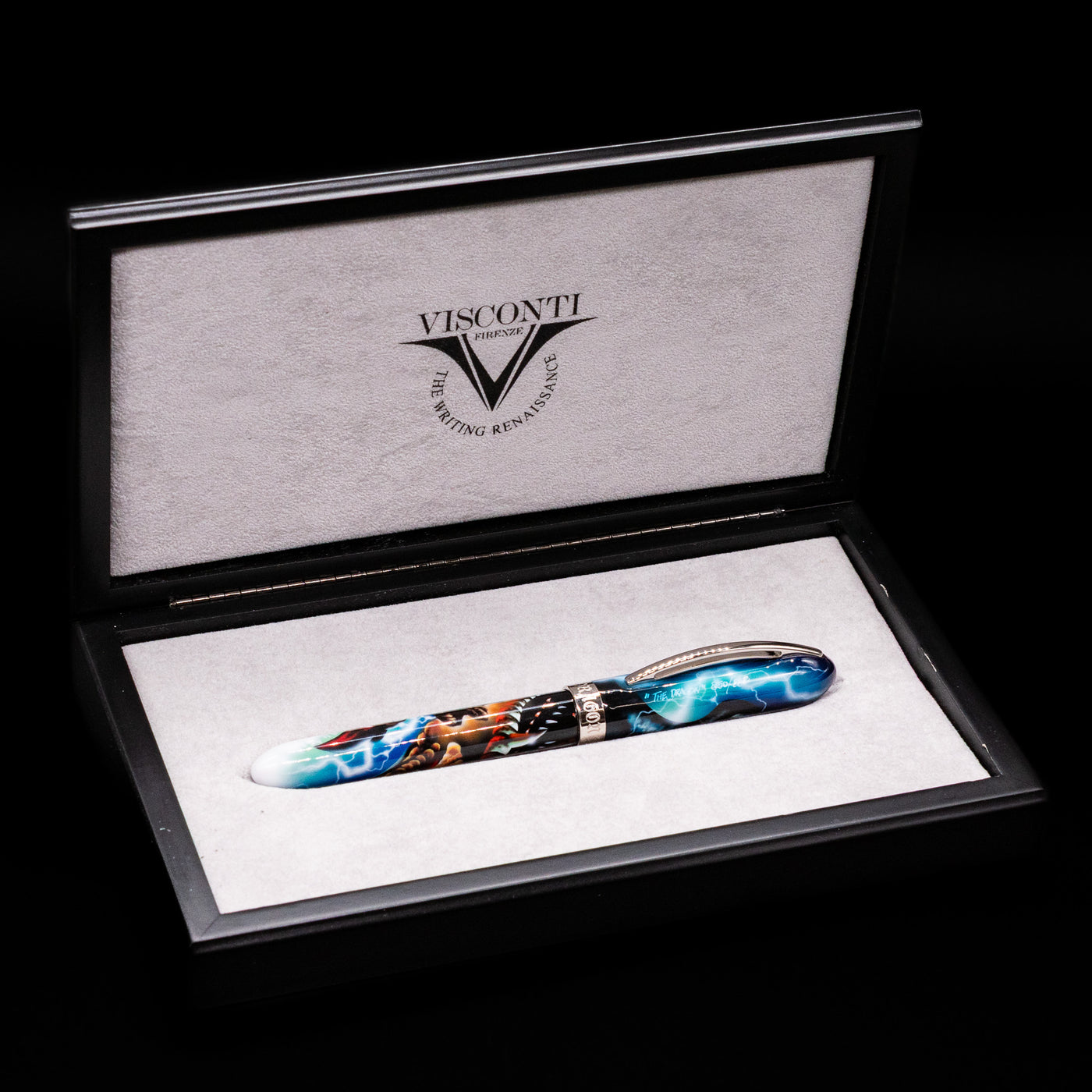 Inner box of the Visconti Mazzi Dragon Limited Edition Fountain Pen