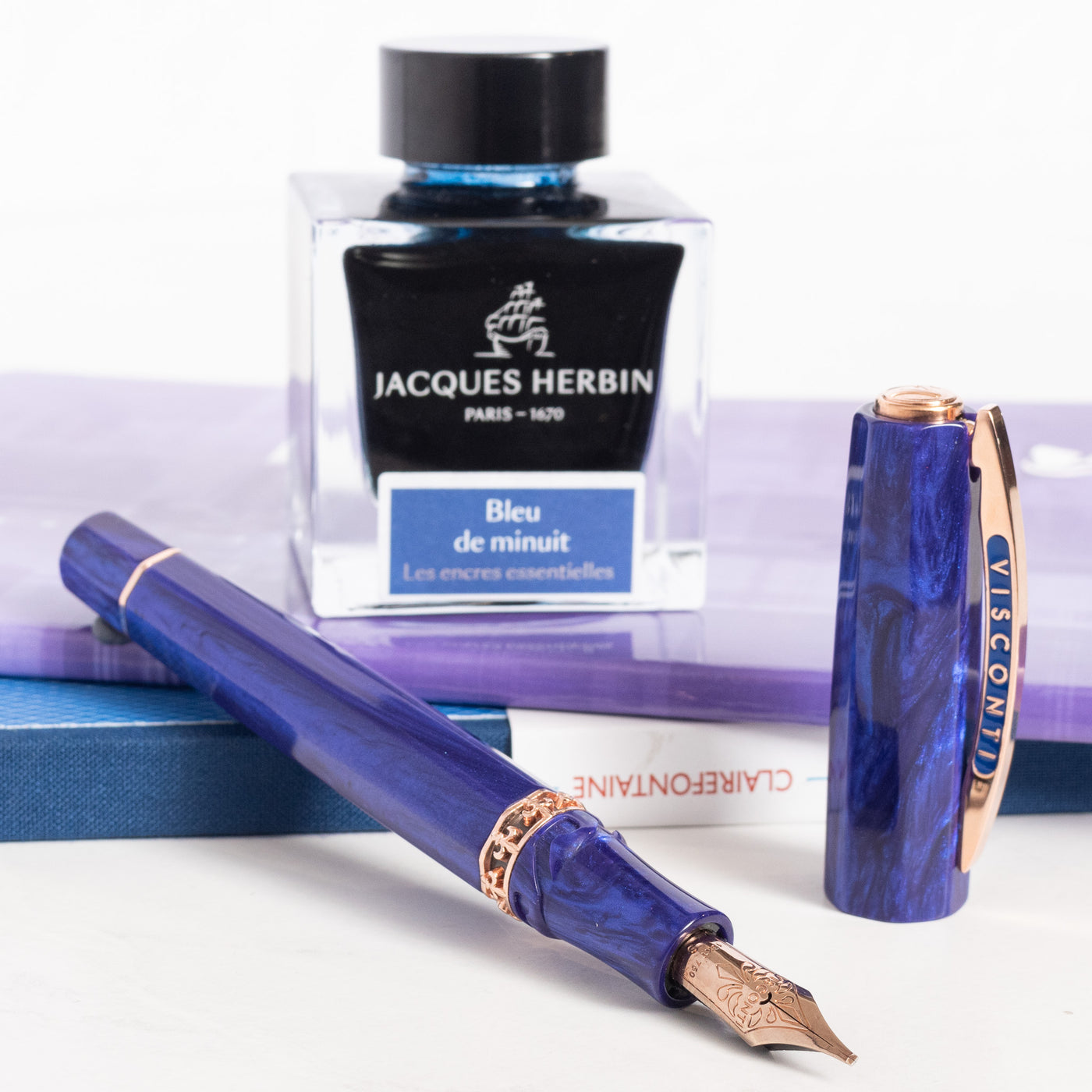 Visconti Medici Viola Limited Edition Fountain Pen purple
