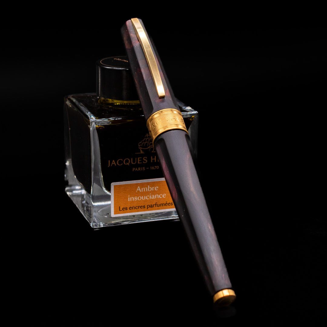 Visconti Mirage Mythos Hades Fountain Pen - Steel Nib – Truphae
